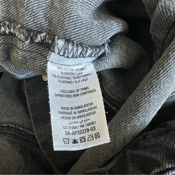 Ardene Charcoal Denim Vest - Picture 6 of 6